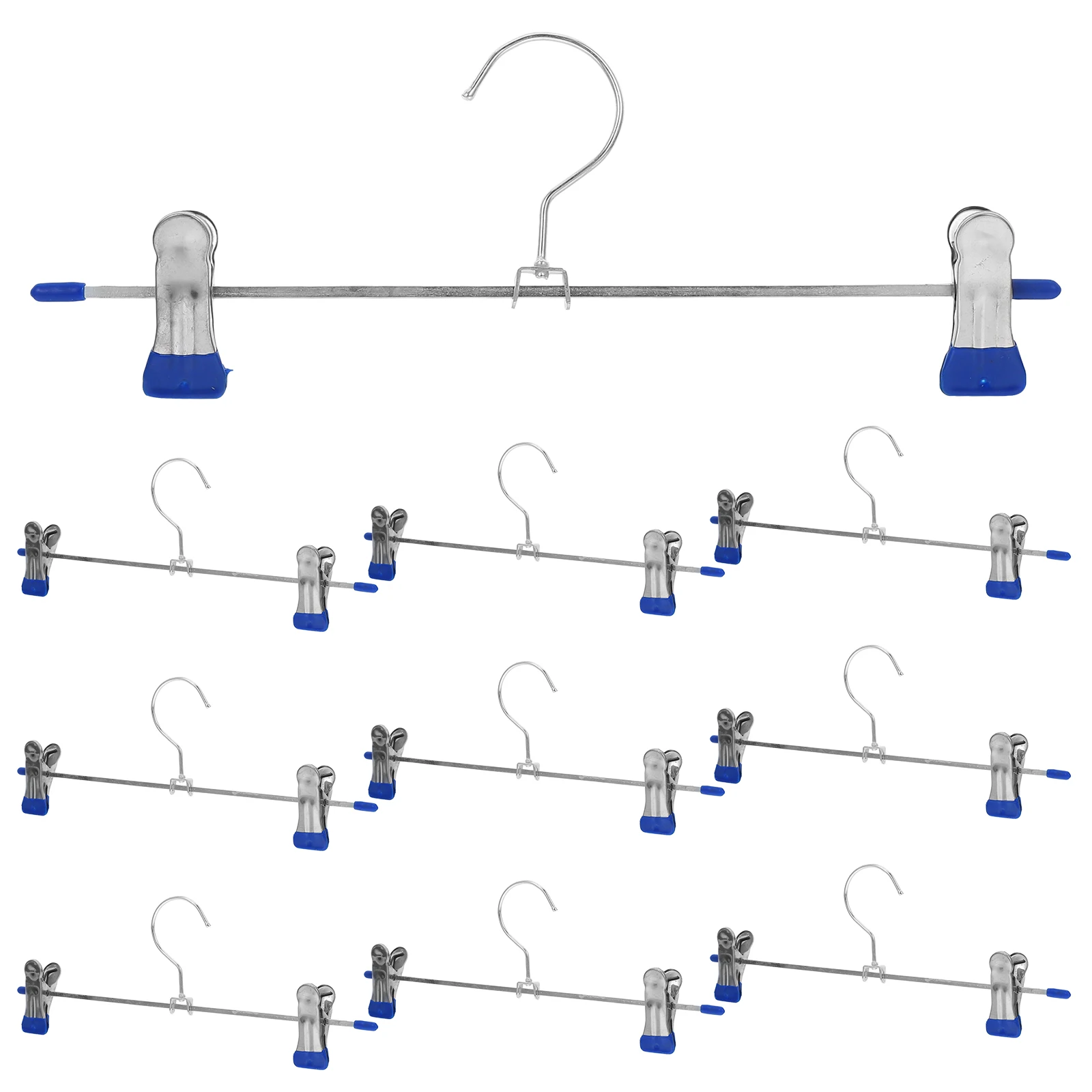 10pcs Metal Pants Hangers Clips for Clothes Closet Organization Skirt Rack Degree Hooks Adjustable Wardrobe Storage
10pcs Metal Pants Hangers Clips for Clothes Closet Organization Skirt Rack Degree Hooks Adjustable Wardrobe Storage
