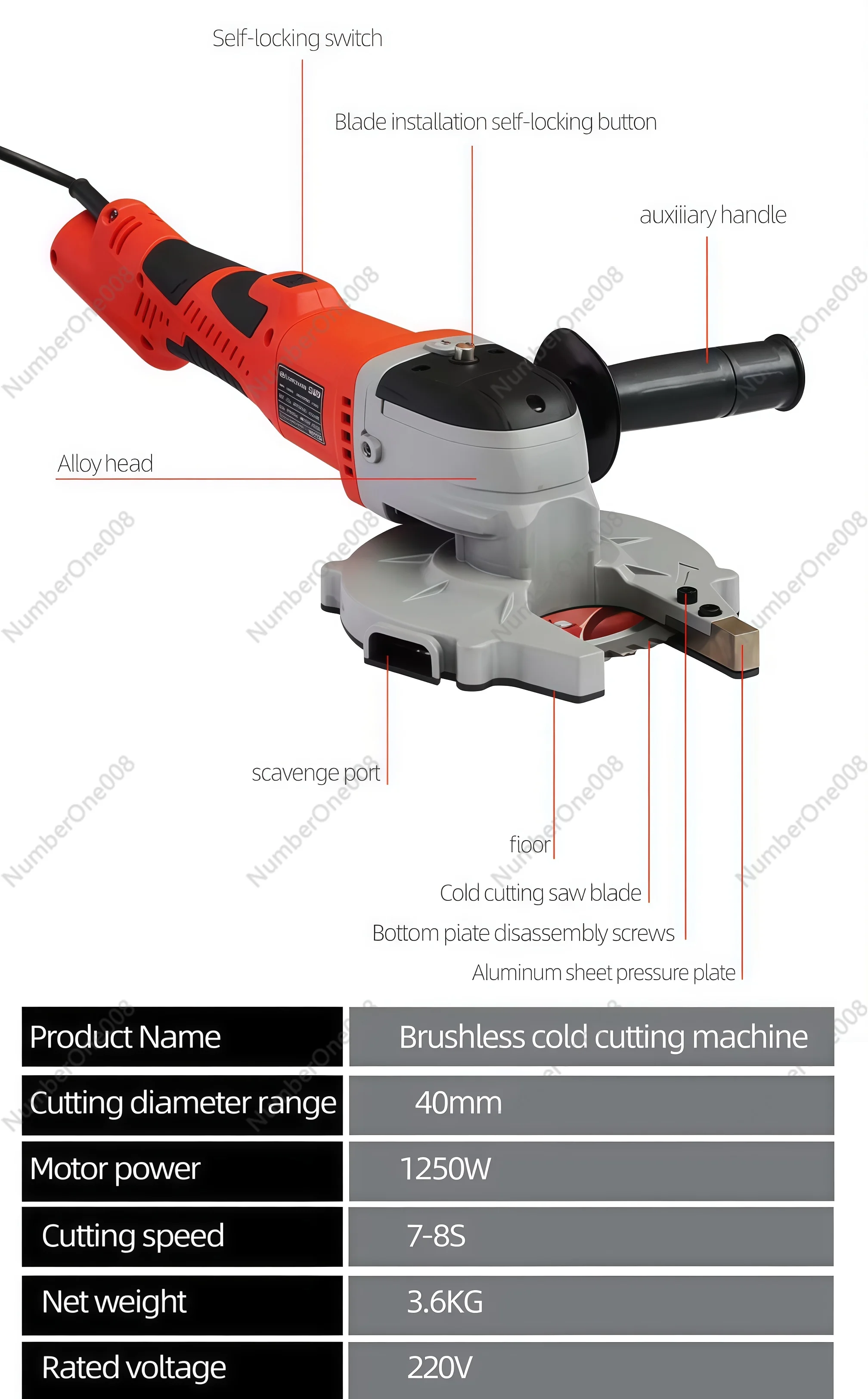 Портативная ручная пила для холодной резки арматуры, нового инженерного оборудования, компонентов ПЛК 
Портативная ручная пила для холодной резки арматуры, нового инженерного оборудования, компонентов ПЛК