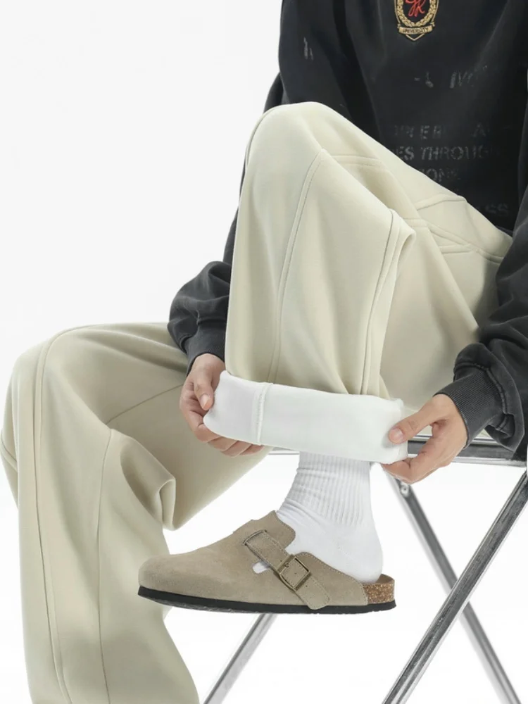 Men's Winter Thiened Fce Banana Pants Casual Loose Sports Trousers Bend Knife Design Comfortable Lazy Sle Streetwear
Men's Winter Thiened Fce Banana Pants Casual Loose Sports Trousers Bend Knife Design Comfortable Lazy Sle Streetwear