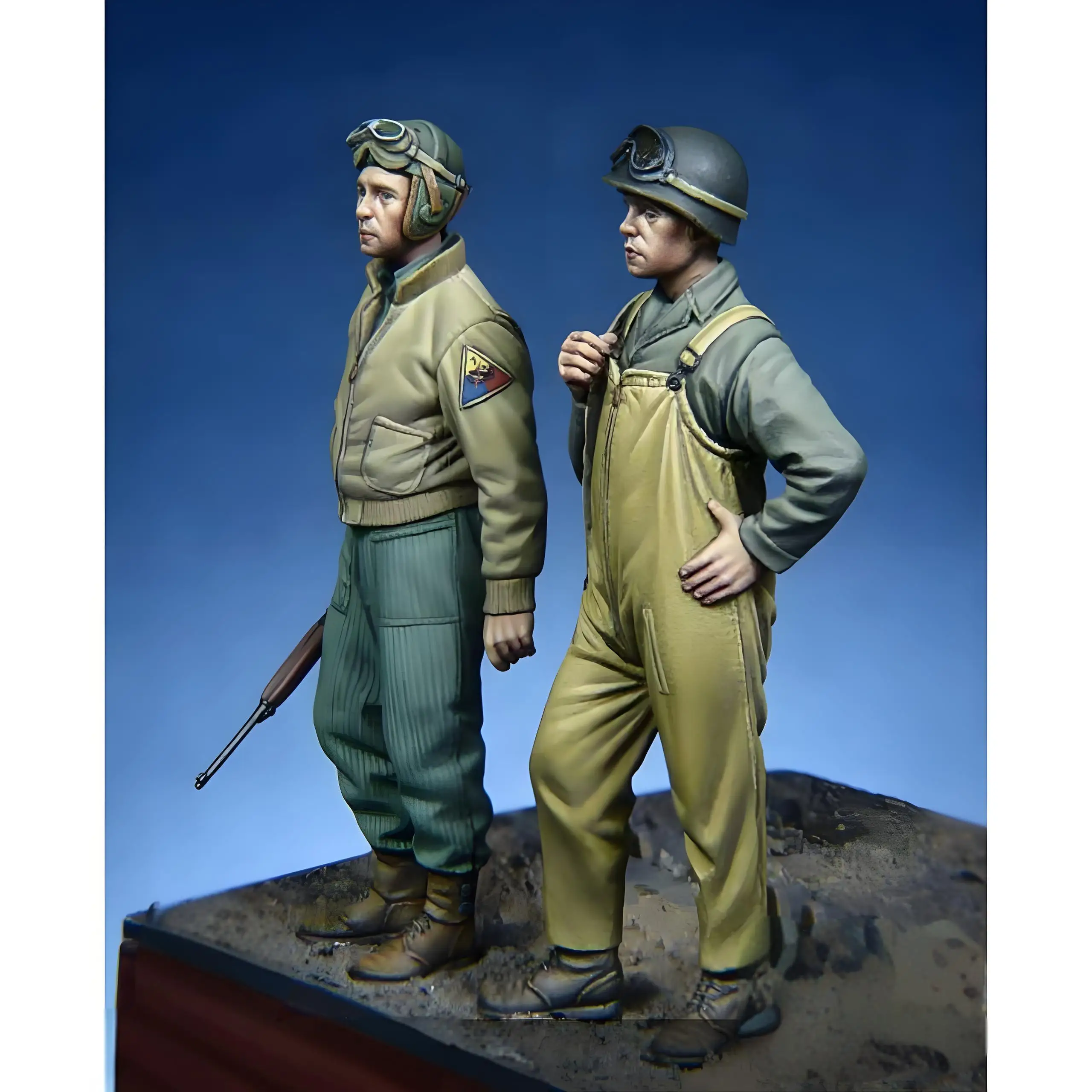 1/35 WWII American soldier resin model, white mold, GK, Unassembled and unpainted kits
1/35 WWII American soldier resin model, white mold, GK, Unassembled and unpainted kits