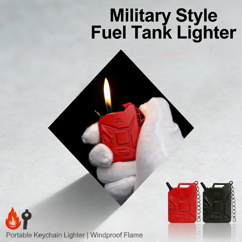 Mini Oil Barrel Lighter - Keychain Design Butane Refillable Open Flame, Premium Personalized Gift & Smoking Accessory for
Mini Oil Barrel Lighter - Keychain Design Butane Refillable Open Flame, Premium Personalized Gift & Smoking Accessory for