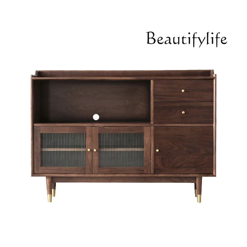 Nordic Black Walnut Side Cabinet Home Kitchen Storage Simple Modern Designer Premium
Nordic Black Walnut Side Cabinet Home Kitchen Storage Simple Modern Designer Premium