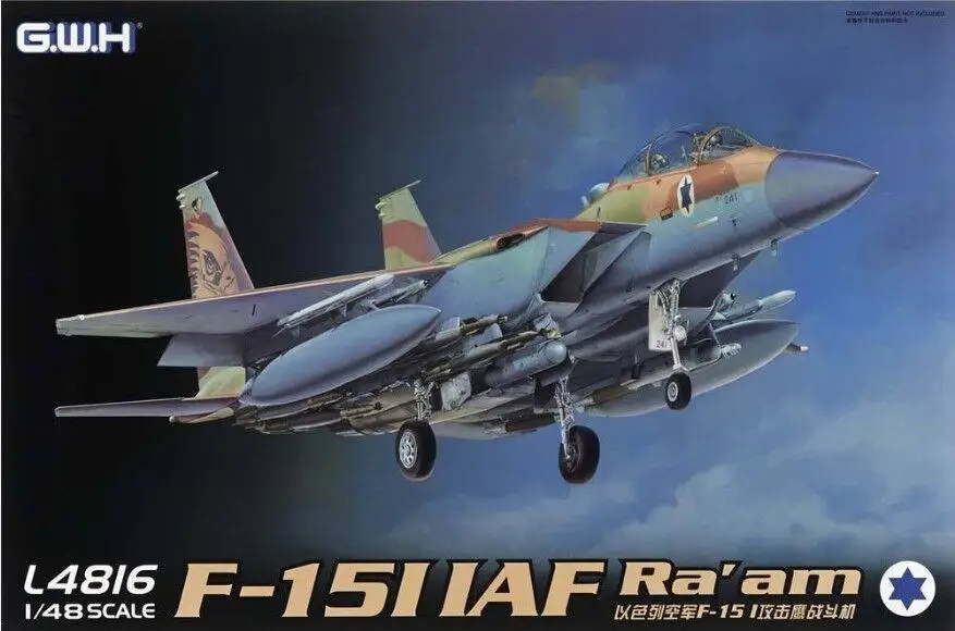Великая стена хобби, масштаб L4816, масштаб 1/48, модель F-15I IAF Ra'am из Израиля
Великая стена хобби, масштаб L4816, масштаб 1/48, модель F-15I IAF Ra'am из Израиля