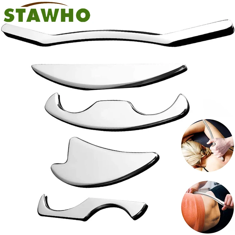 Professional Stainless Steel Gua Sha Scraping Massage Tools Myofascial Release Kit for Soft Tissue Mobilization Therapy
Professional Stainless Steel Gua Sha Scraping Massage Tools Myofascial Release Kit for Soft Tissue Mobilization Therapy