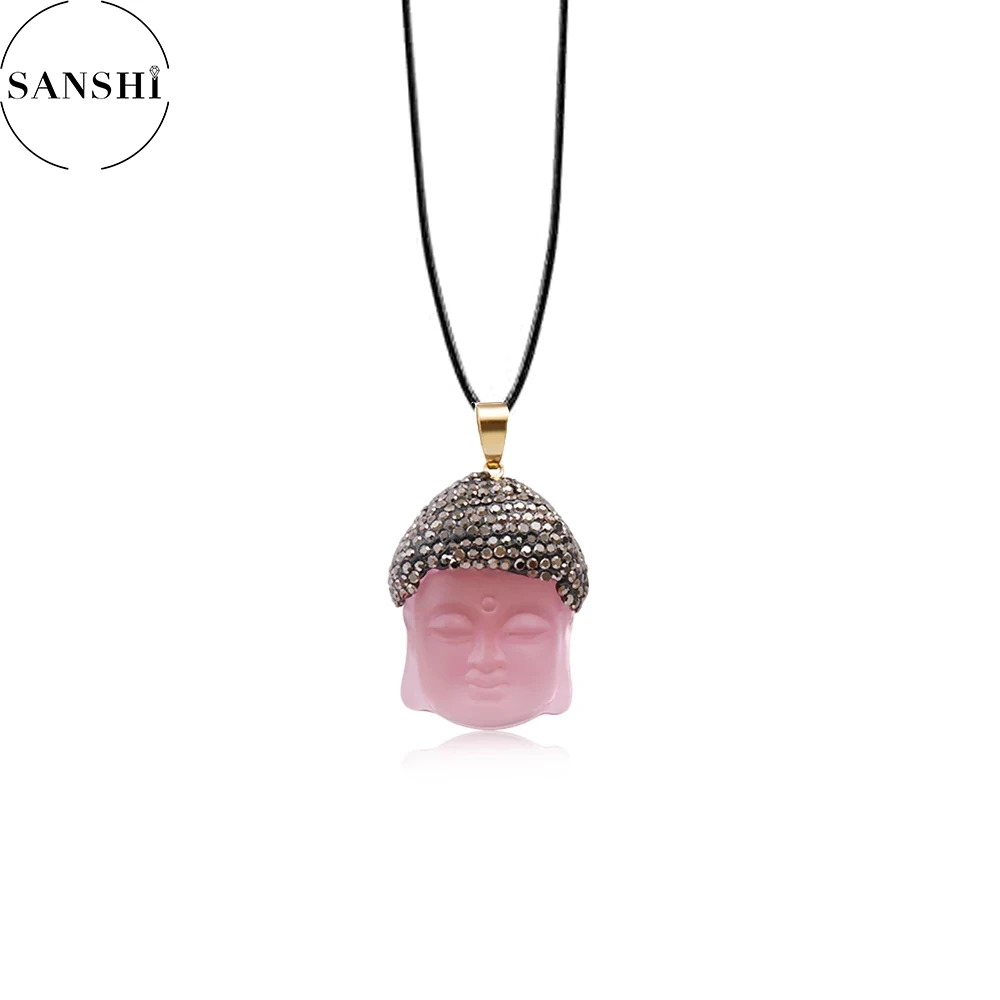 Neckalce Buddha Head Crystal and Rhinestone Buddha Pendant Religion Buddhist Amulet, Crystal Buddha Amulet Lucky Necklace Making
Neckalce Buddha Head Crystal and Rhinestone Buddha Pendant Religion Buddhist Amulet, Crystal Buddha Amulet Lucky Necklace Making