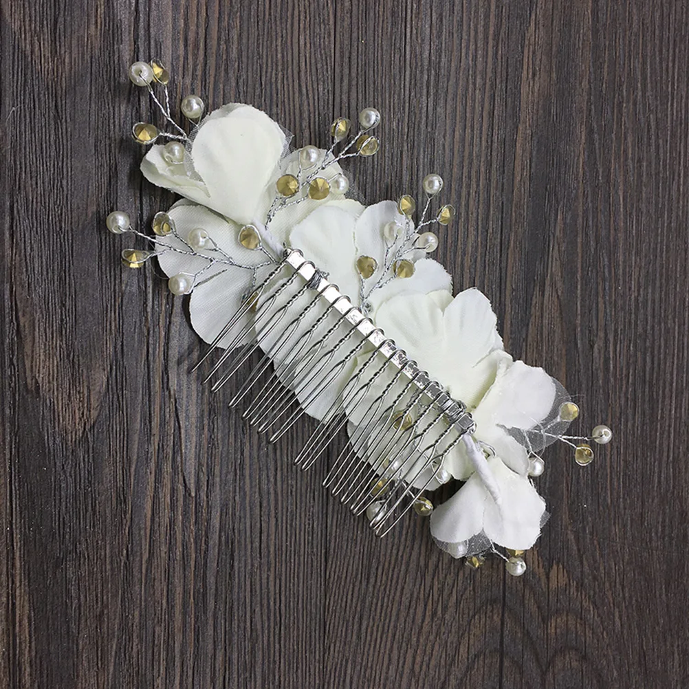 Flower Comb Accessories Rhinestones White Wedding Bridal Side Combs Elegant Design Prom Party Bridal Side Combs Hairpins
Flower Comb Accessories Rhinestones White Wedding Bridal Side Combs Elegant Design Prom Party Bridal Side Combs Hairpins
