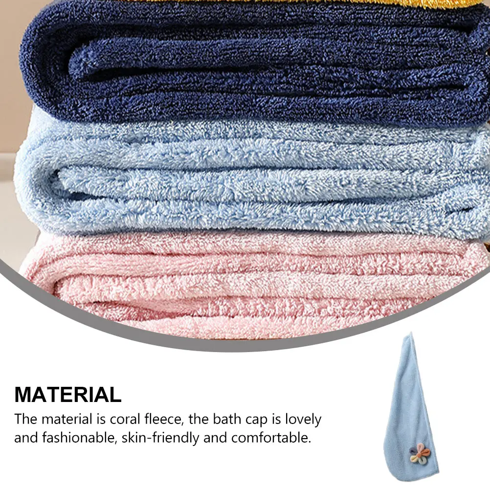 Coral Fleece Dry Hair Hat Lovely Bath Cap Water Absorbent Quick Drying Vintage Towel Microfiber Students Office Workers
Coral Fleece Dry Hair Hat Lovely Bath Cap Water Absorbent Quick Drying Vintage Towel Microfiber Students Office Workers