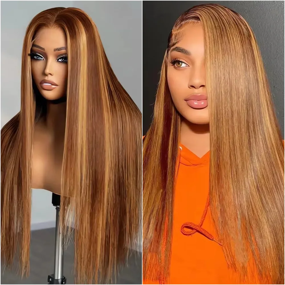 30 40 Inch Highlight Bone Straight 13x4 Lace Front Human Hair Wig For Women 13x6 HD Transparent Lace Frontal Wigs Pre Plucked
30 40 Inch Highlight Bone Straight 13x4 Lace Front Human Hair Wig For Women 13x6 HD Transparent Lace Frontal Wigs Pre Plucked