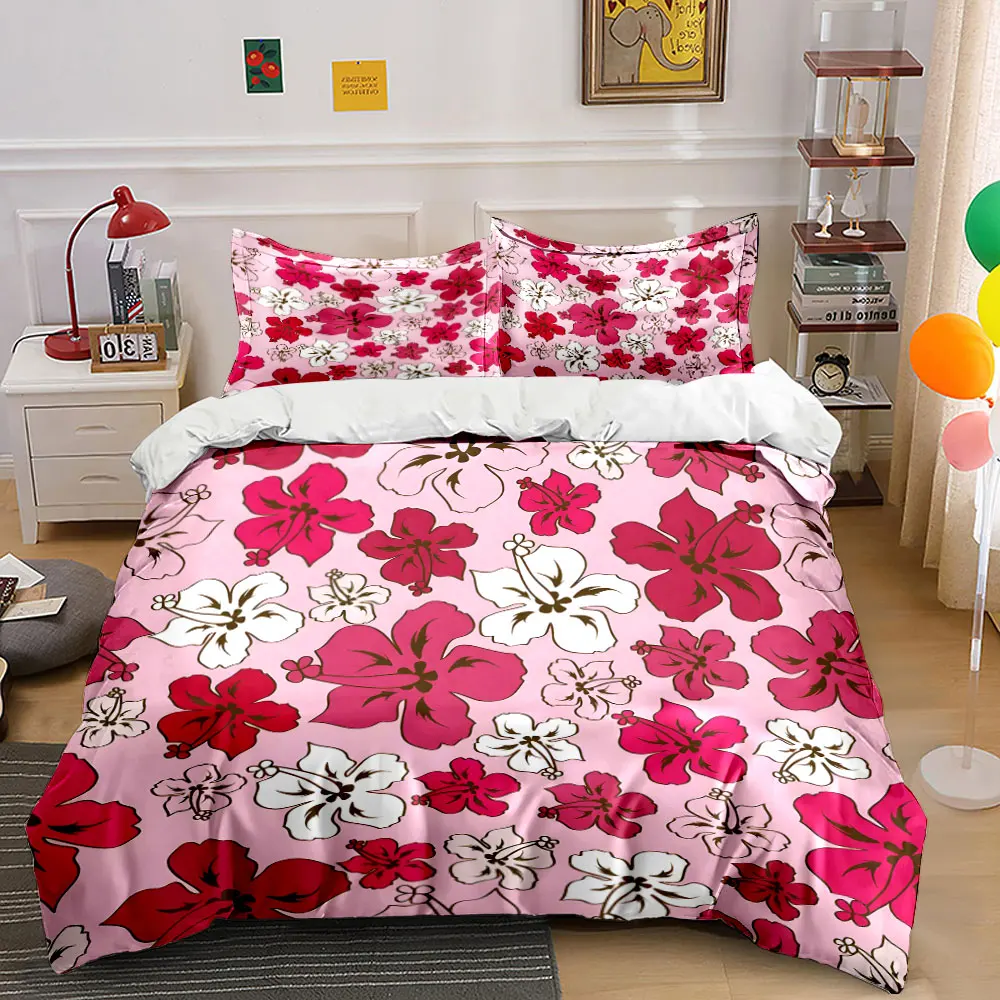 Pink background with red-white flowers Print Bedding Set 1Duvet Cover 2Pillowcases for Adult and Children Luxury Gift Full Size
Pink background with red-white flowers Print Bedding Set 1Duvet Cover 2Pillowcases for Adult and Children Luxury Gift Full Size