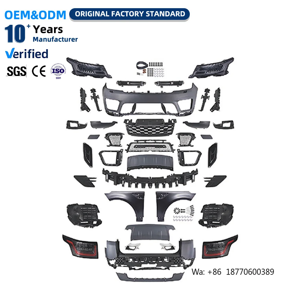 Factory Direct Sale Auto Parts Car Modification Accessories Body Parts Kit for Land Rover Sport 2014 up Sport 2018
Factory Direct Sale Auto Parts Car Modification Accessories Body Parts Kit for Land Rover Sport 2014 up Sport 2018