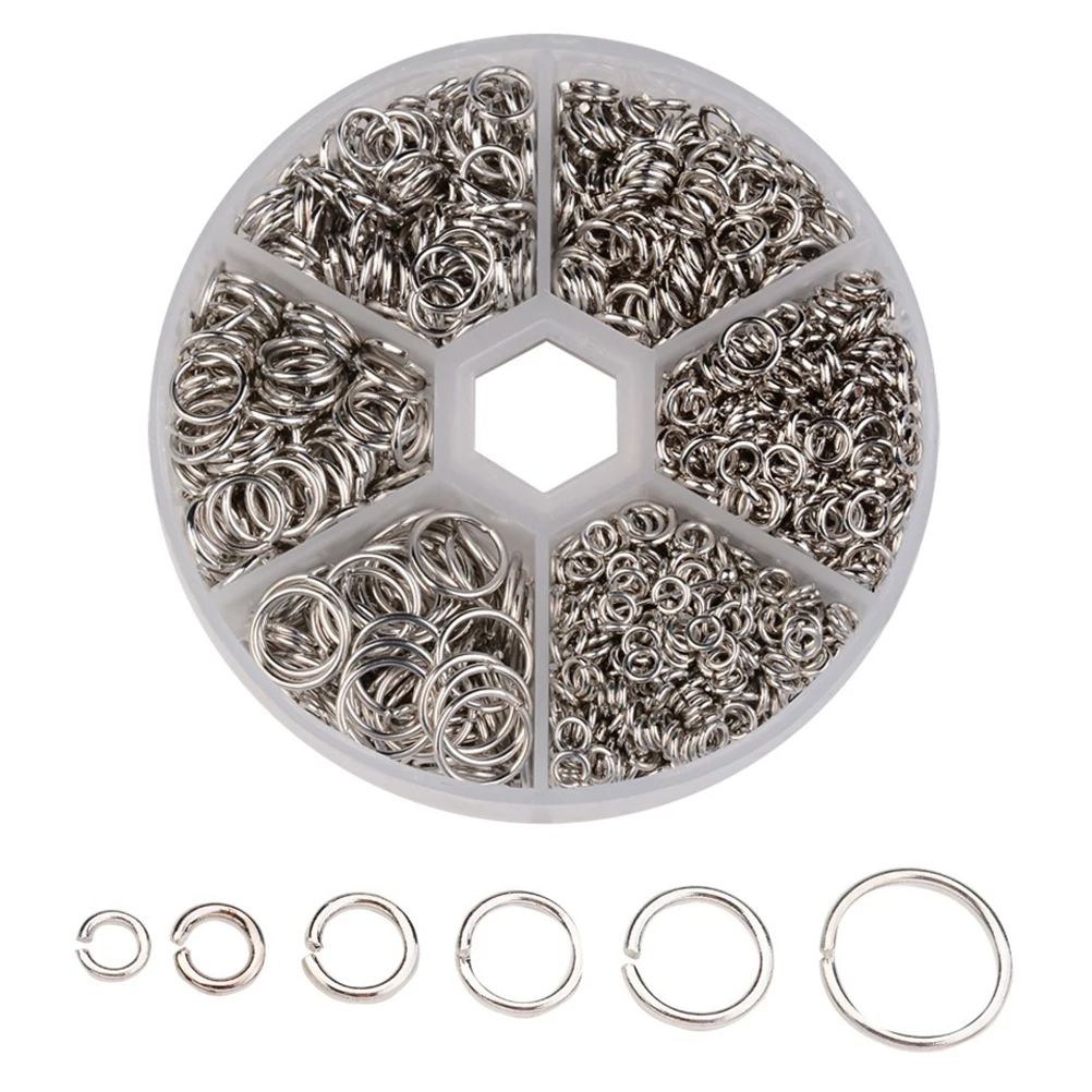 1 set 1 Set Jewelry Making Accessories Open Jump Ring Diy Jewelry Open Ring Silver Handmade Hanging Buckle Storage Case Durable
1 set 1 Set Jewelry Making Accessories Open Jump Ring Diy Jewelry Open Ring Silver Handmade Hanging Buckle Storage Case Durable