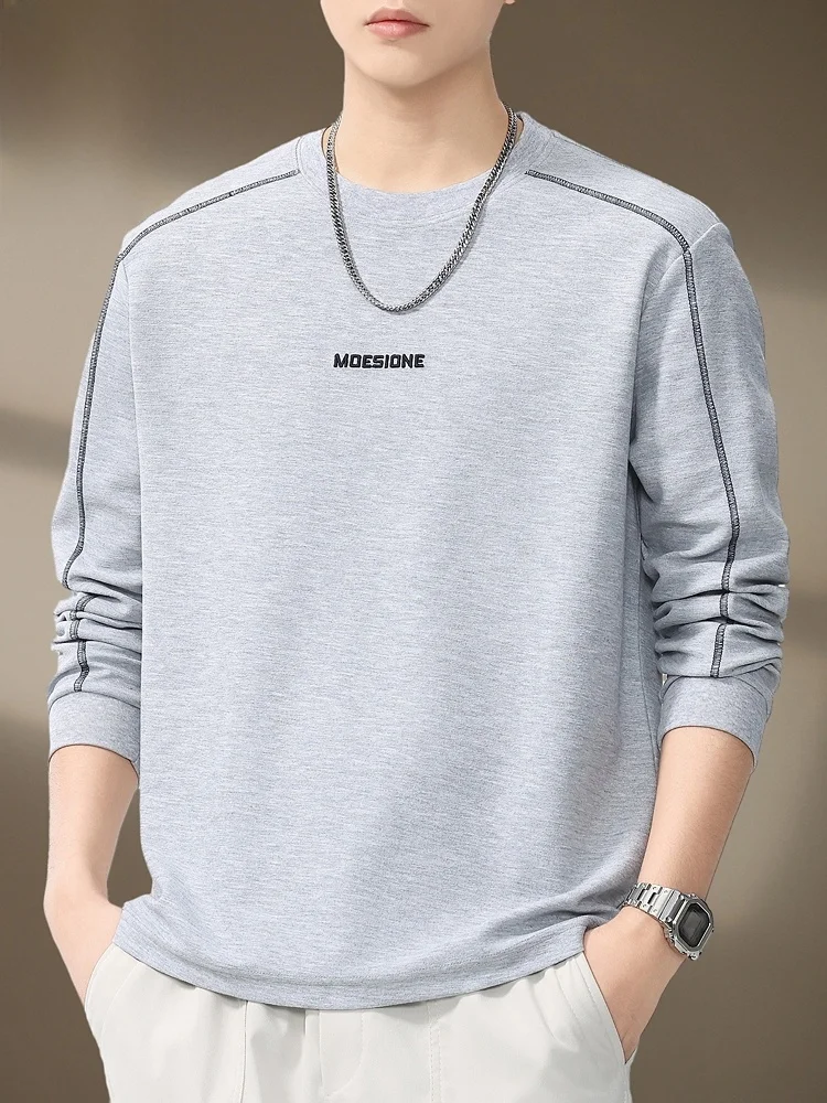 Мужская свободная футболка с длинным рукавом и круглым вырезом, повседневная спортивная одежда, модный американский стиль, удобный топ на весну.
Мужская свободная футболка с длинным рукавом и круглым вырезом, повседневная спортивная одежда, модный американский стиль, удобный топ на весну.