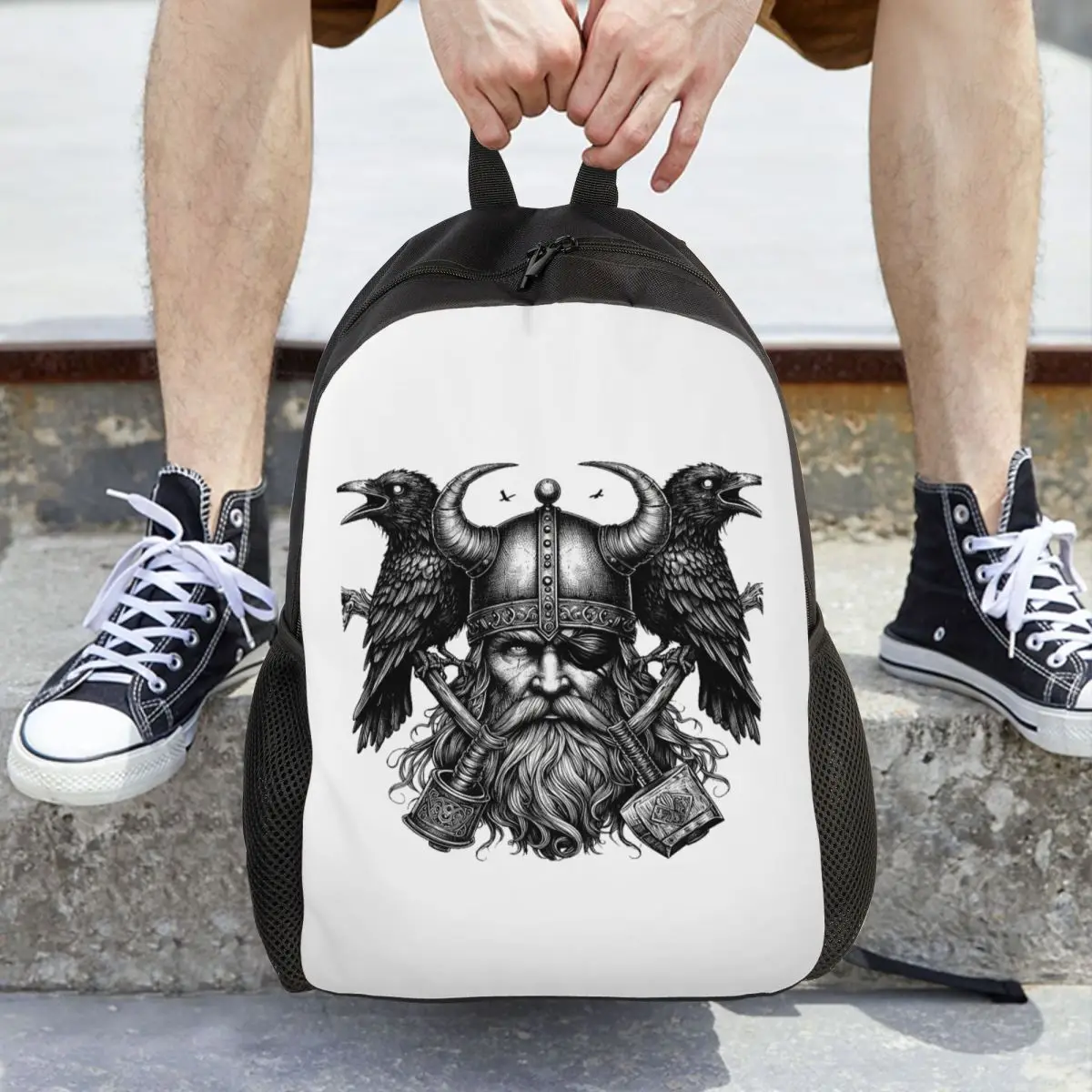 Odin Vikings Viking Legend Norse Mythology Rune Backpack Daypack Large Capacity Boys Girls BookBag School Bag Shoulder Bags
Odin Vikings Viking Legend Norse Mythology Rune Backpack Daypack Large Capacity Boys Girls BookBag School Bag Shoulder Bags