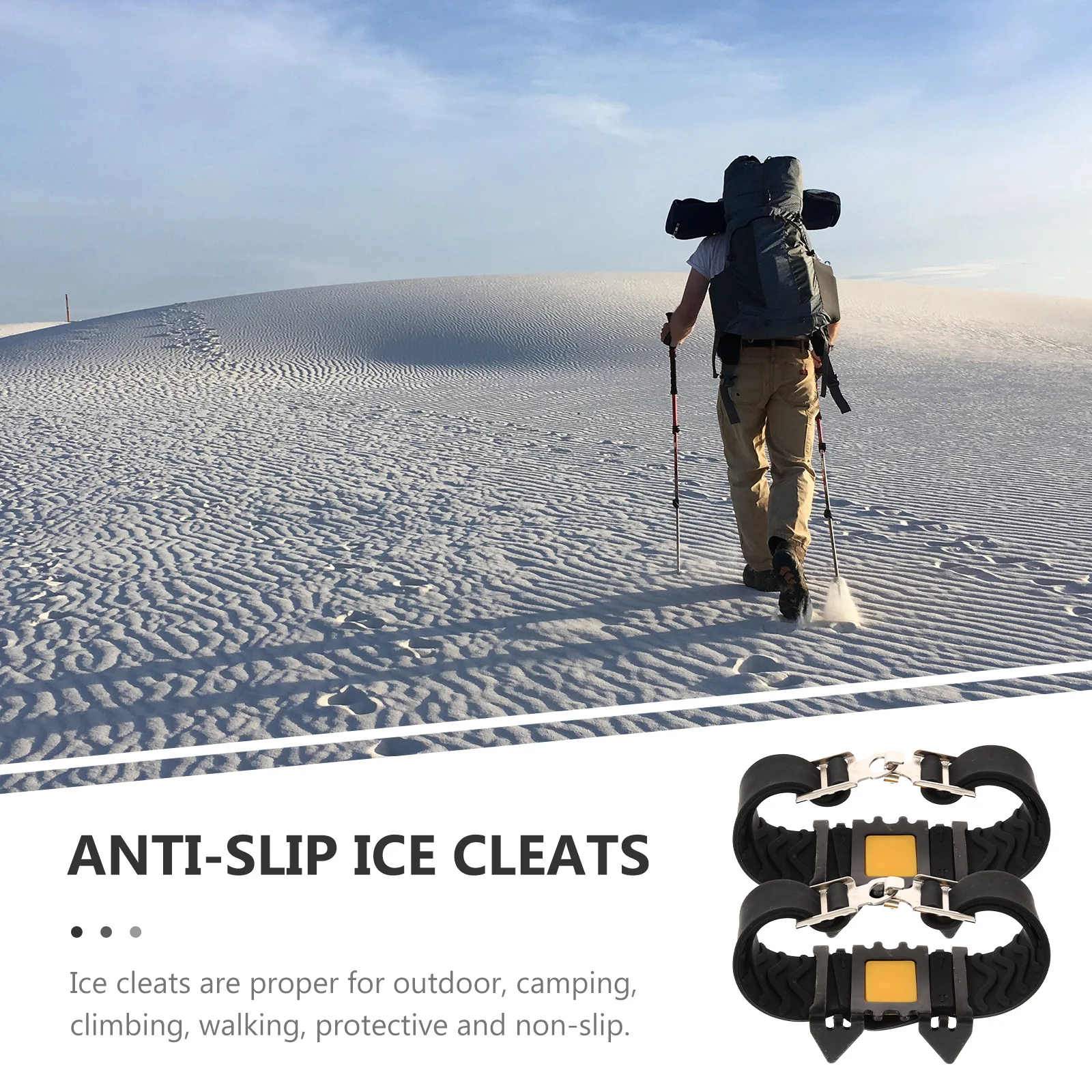 1Pair Adjustable Boot Ice Cleats Non Slip Snow Cleats Outdoor Shoes Grippers Steel Studs Non Slip Shoe Ice Grippers
1Pair Adjustable Boot Ice Cleats Non Slip Snow Cleats Outdoor Shoes Grippers Steel Studs Non Slip Shoe Ice Grippers