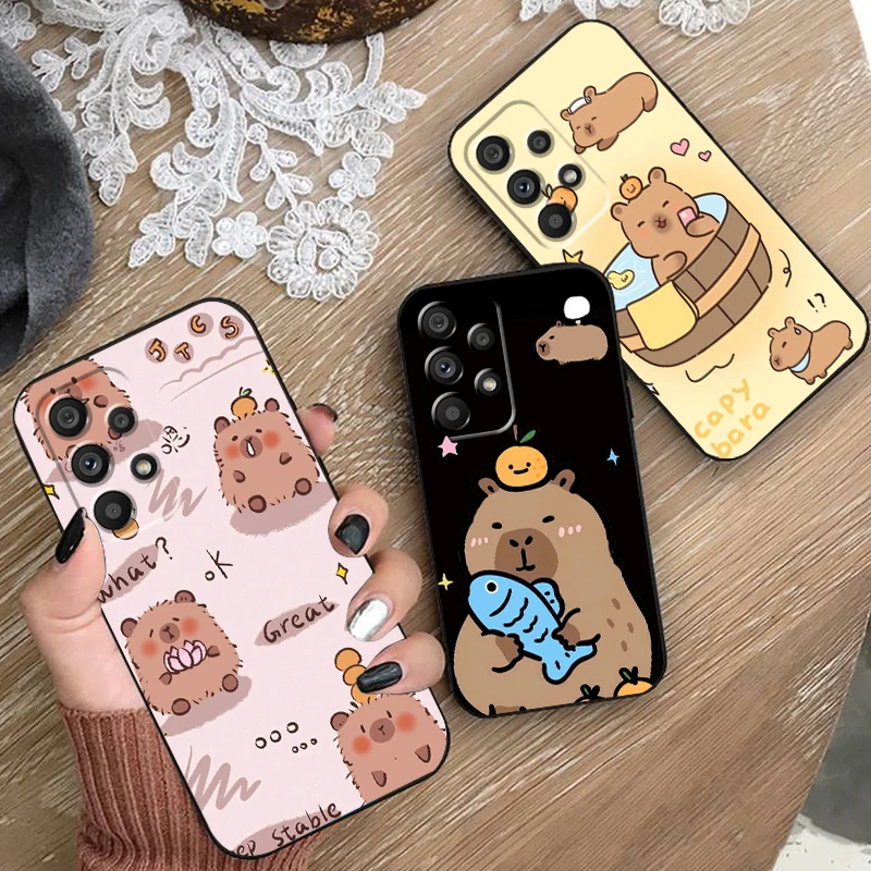 Cute C-Capybaras Cartoon Animal For Samsung Note 20 10 Ultra Plus A31 A14 A12 A70 A34 A25 A04 A05 A15 A24 5G Black Cover
Cute C-Capybaras Cartoon Animal For Samsung Note 20 10 Ultra Plus A31 A14 A12 A70 A34 A25 A04 A05 A15 A24 5G Black Cover