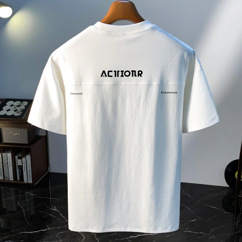 Letter printed short sleeved men's top 2025 summer new loose half sleeved shirt cool and breathable quick drying T-shirt
Letter printed short sleeved men's top 2025 summer new loose half sleeved shirt cool and breathable quick drying T-shirt