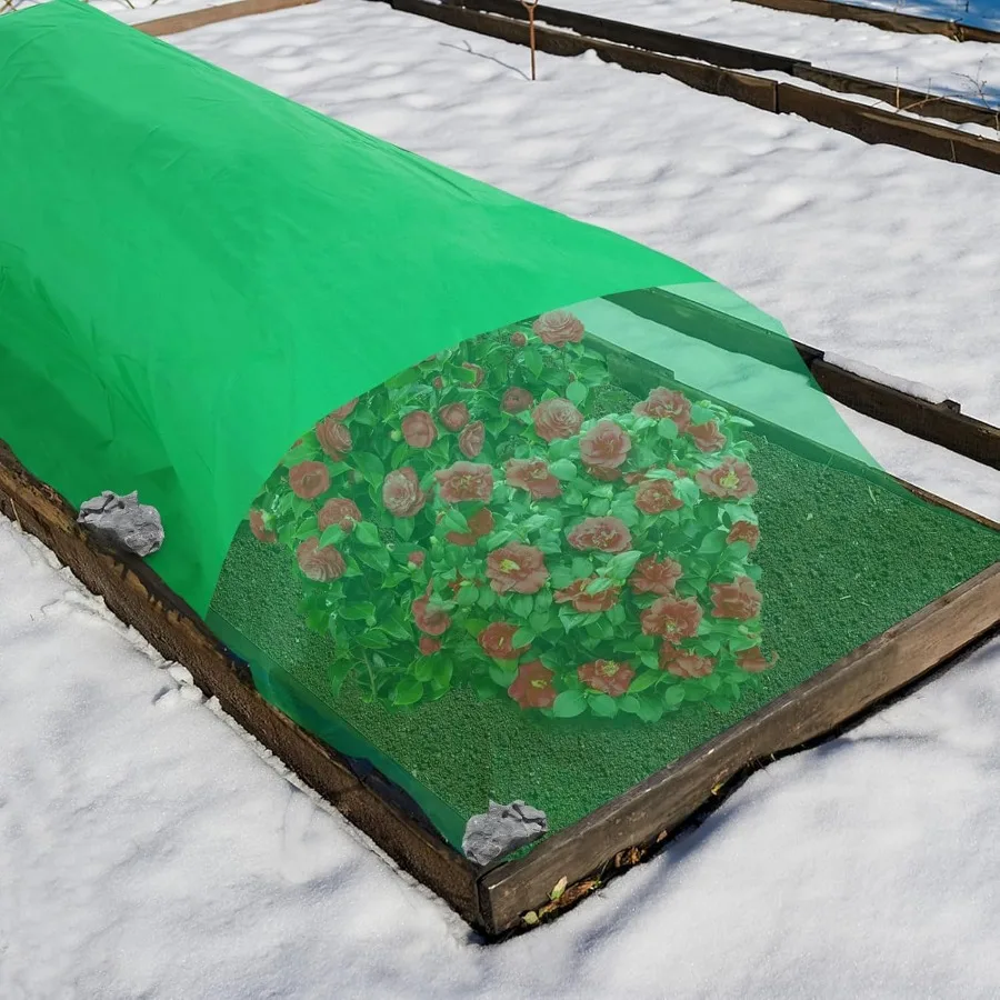 Alphatool 2.0oz yd Plant Covers Freeze Protection 10 x 30 ft Easy of Use Green Winter Plant Frost Blanket Shield for Raised Bed
Alphatool 2.0oz yd Plant Covers Freeze Protection 10 x 30 ft Easy of Use Green Winter Plant Frost Blanket Shield for Raised Bed