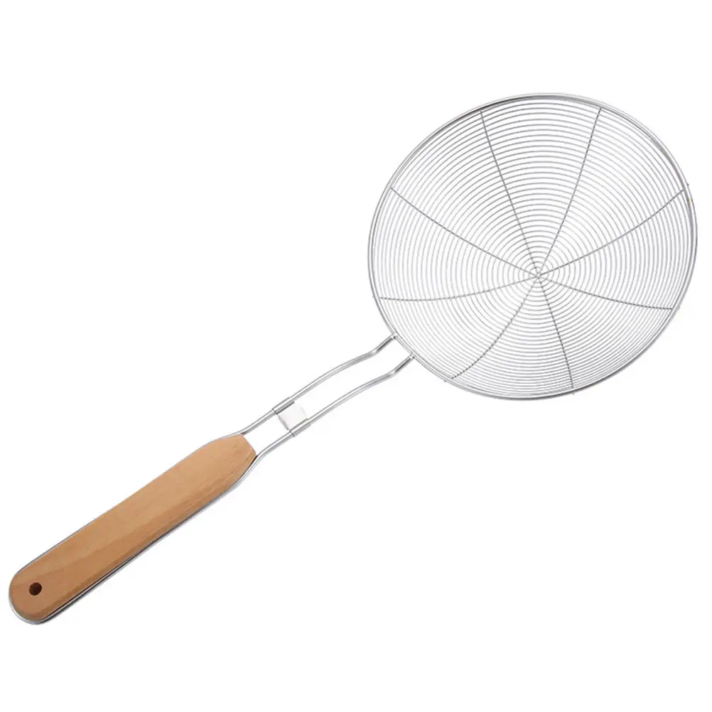 1pc Stainless Steel Colander Filter Strainer Spoon Metal Slotted Scoop Wood Handle Mesh Kitchen Supplies Rust Proof Corrosion
1pc Stainless Steel Colander Filter Strainer Spoon Metal Slotted Scoop Wood Handle Mesh Kitchen Supplies Rust Proof Corrosion