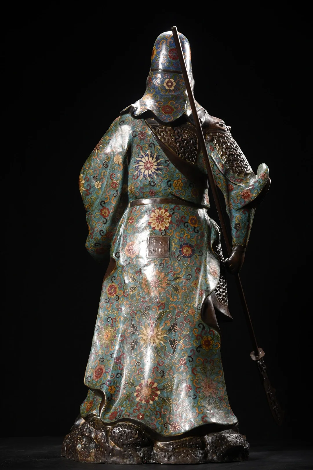 Nepalese folk Bronze Cloisonne Enamel floral pattern Guan Gong Statue Guanyu Bodhisattva Door God Station Buddha Amass wealth
Nepalese folk Bronze Cloisonne Enamel floral pattern Guan Gong Statue Guanyu Bodhisattva Door God Station Buddha Amass wealth