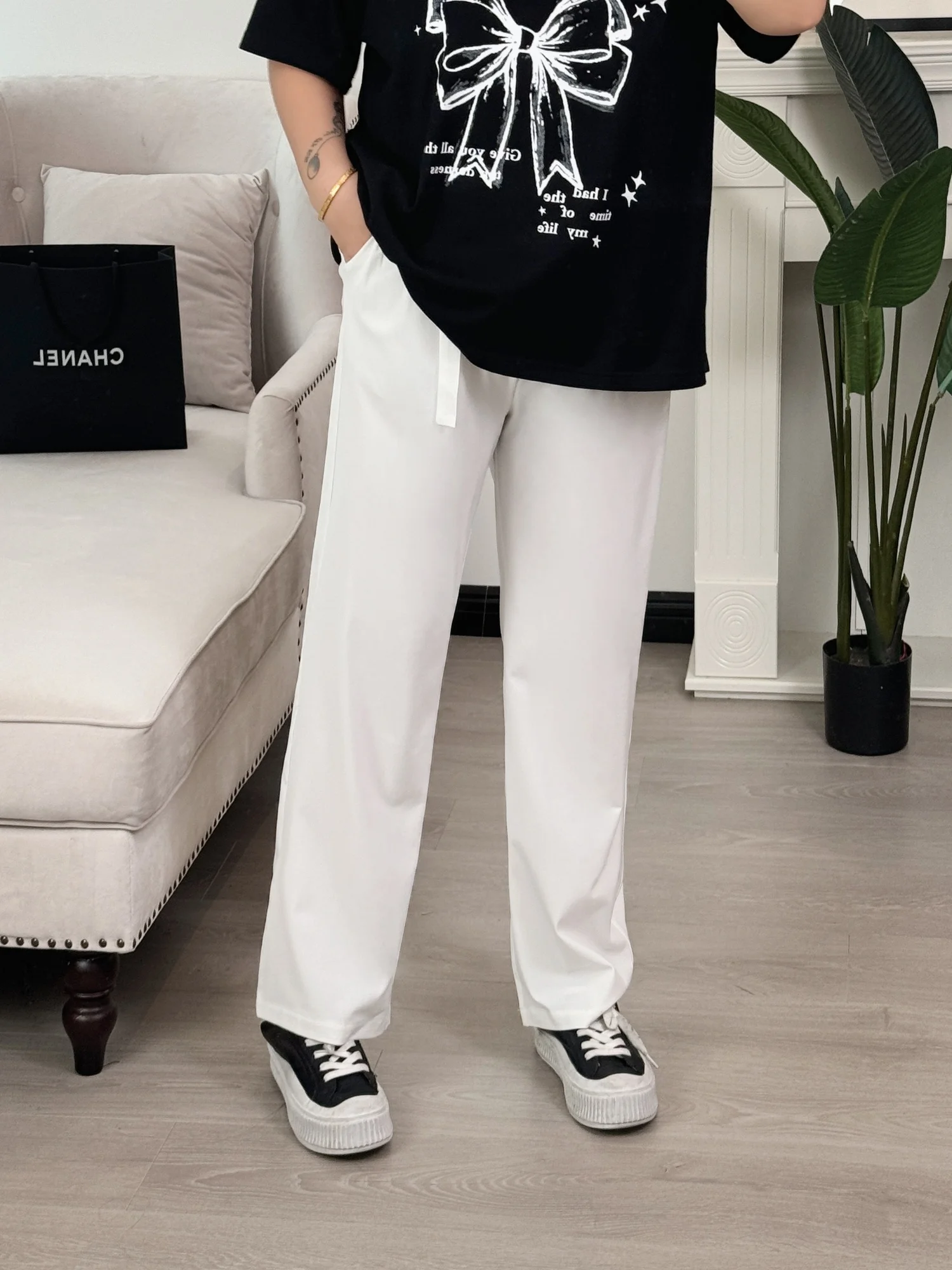 High Waist Wide Leg Pants Ice Silk Summer New Sle plus Size Women's Clothing Comfortable Casual Trousers Commute Sle
High Waist Wide Leg Pants Ice Silk Summer New Sle plus Size Women's Clothing Comfortable Casual Trousers Commute Sle