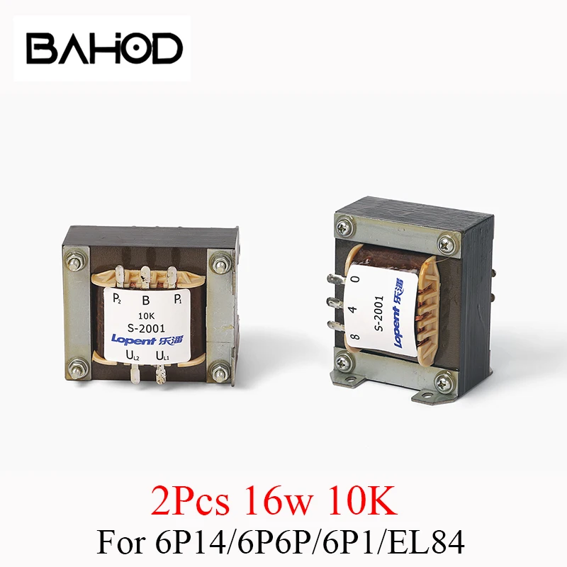 BAHOD 2 шт. 16 Вт 10 К односторонний выходной трансформатор для лампового усилителя 6P14 6P6P 6P1 EL84 6BQ5
BAHOD 2 шт. 16 Вт 10 К односторонний выходной трансформатор для лампового усилителя 6P14 6P6P 6P1 EL84 6BQ5