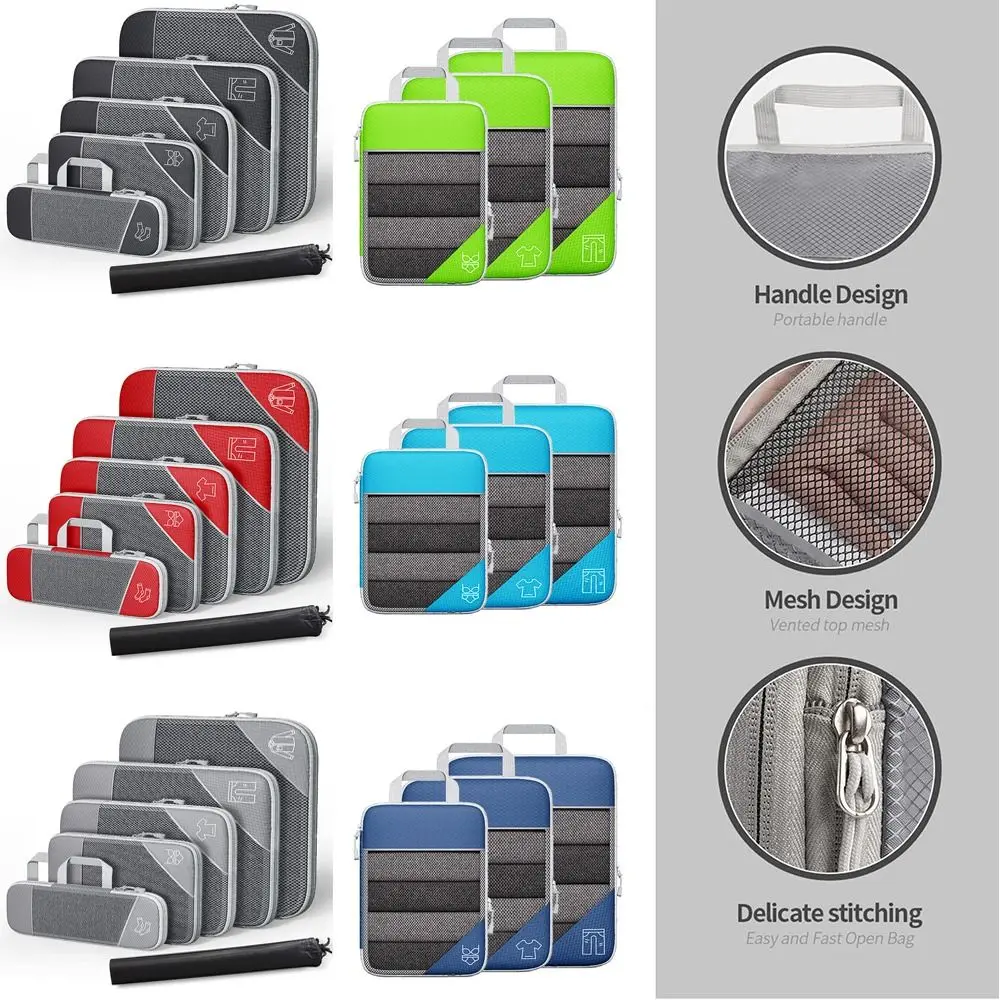 Portable Compression Packing Cubes Compressible Large Capacity Travel Packing Organizers Waterproof Expandable
Portable Compression Packing Cubes Compressible Large Capacity Travel Packing Organizers Waterproof Expandable