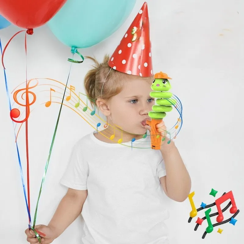Cute Caterpillar Whistle Wobble Twist Toy Balance Spin Wobble Snake Children's Toy Decompression Tool
Cute Caterpillar Whistle Wobble Twist Toy Balance Spin Wobble Snake Children's Toy Decompression Tool