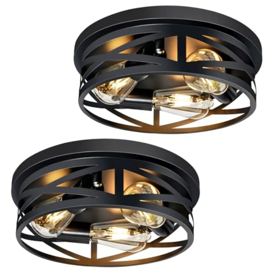 3-Light Flush Mount Ceiling Light Fixture, Farmhouse Ceiling Lights for Kitchen, Modern Close to Ceiling Light for Hallway Bedr
3-Light Flush Mount Ceiling Light Fixture, Farmhouse Ceiling Lights for Kitchen, Modern Close to Ceiling Light for Hallway Bedr