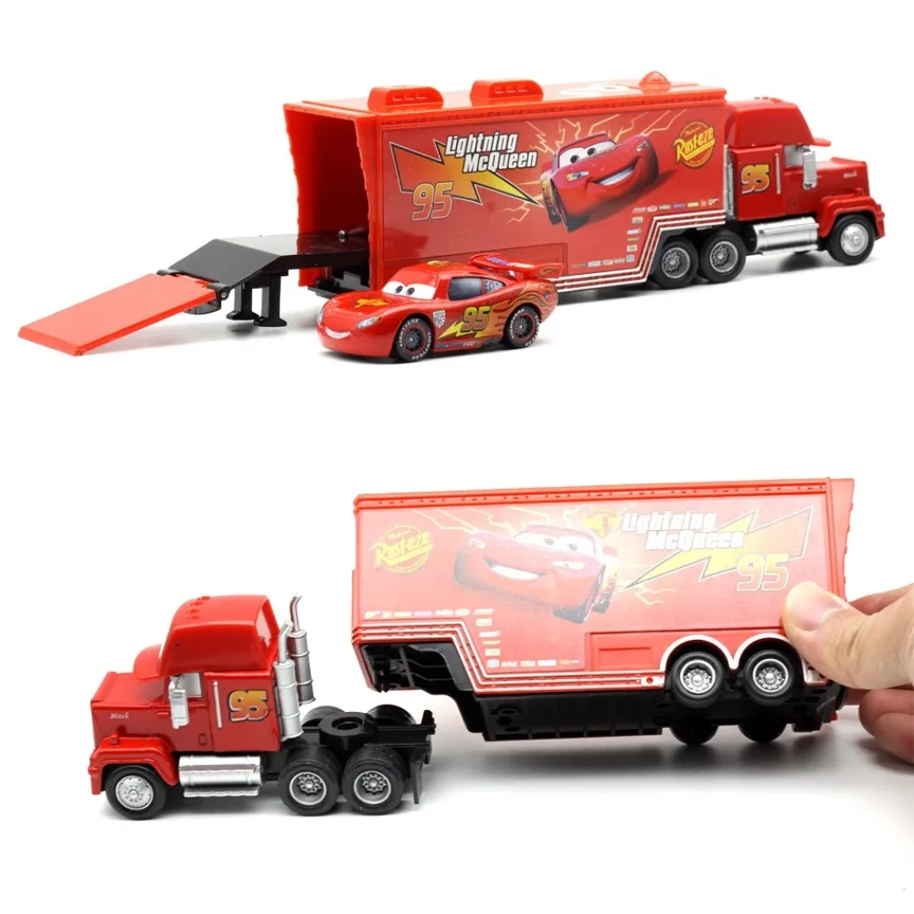 Cars 2 Disney Pixar Racing 3 1 Toy Lightning McQueen Chick Hicks' Hauler The King's Hauler Collection Die Metal Model kids Gifts
Cars 2 Disney Pixar Racing 3 1 Toy Lightning McQueen Chick Hicks' Hauler The King's Hauler Collection Die Metal Model kids Gifts