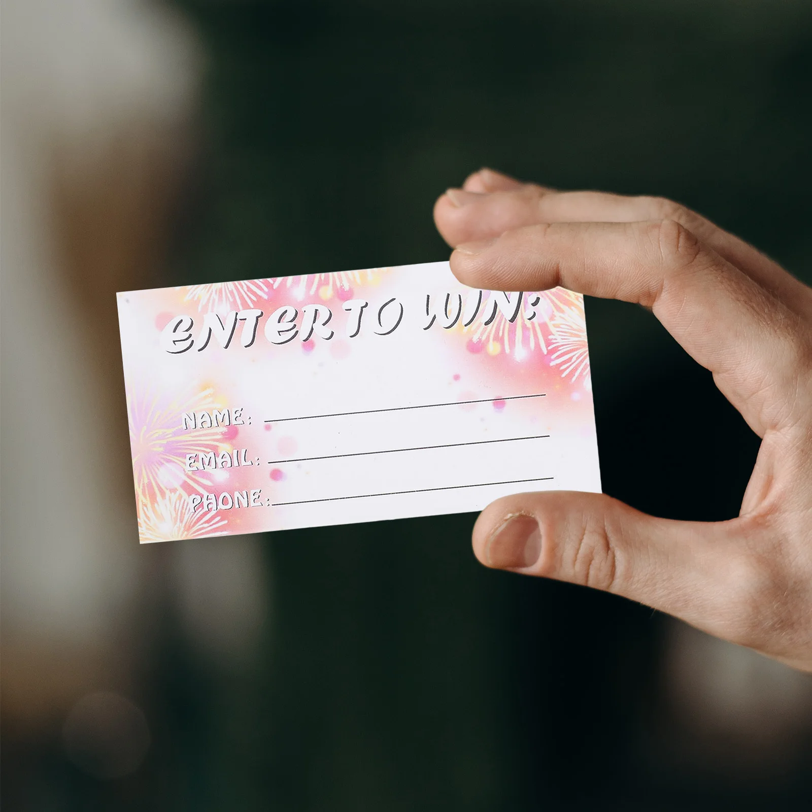 300Pcs Raffle Tickets Booklets Entry Form Cards for Contests Fundraisers Auctions with Name Email Phone Luck Message
300Pcs Raffle Tickets Booklets Entry Form Cards for Contests Fundraisers Auctions with Name Email Phone Luck Message