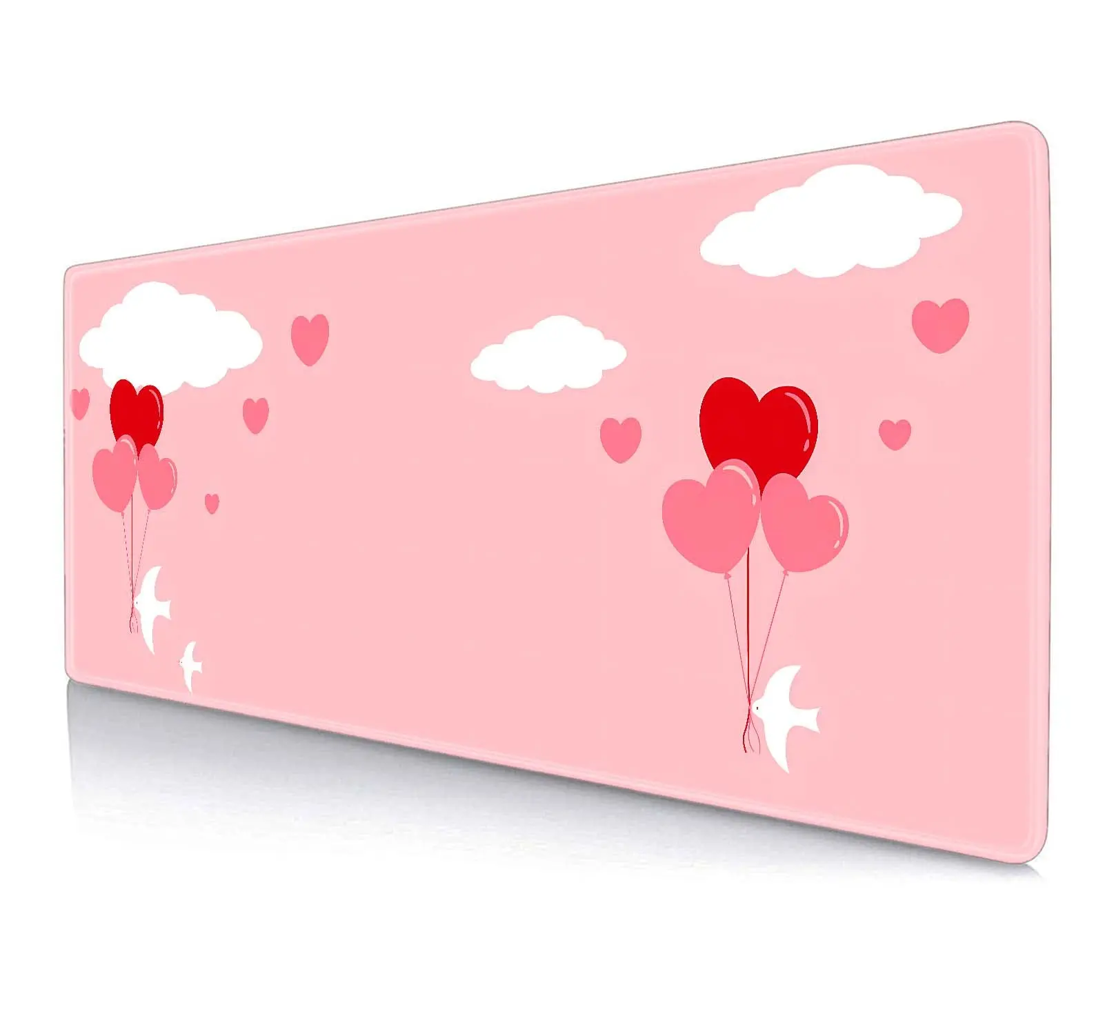 Extended Large Gaming Mouse Pad,Pink Heart Balloon Desk Mat,XXL Non-Slip Rubber Base Mouse Pad for Work,Gamer, Office,Home
Extended Large Gaming Mouse Pad,Pink Heart Balloon Desk Mat,XXL Non-Slip Rubber Base Mouse Pad for Work,Gamer, Office,Home