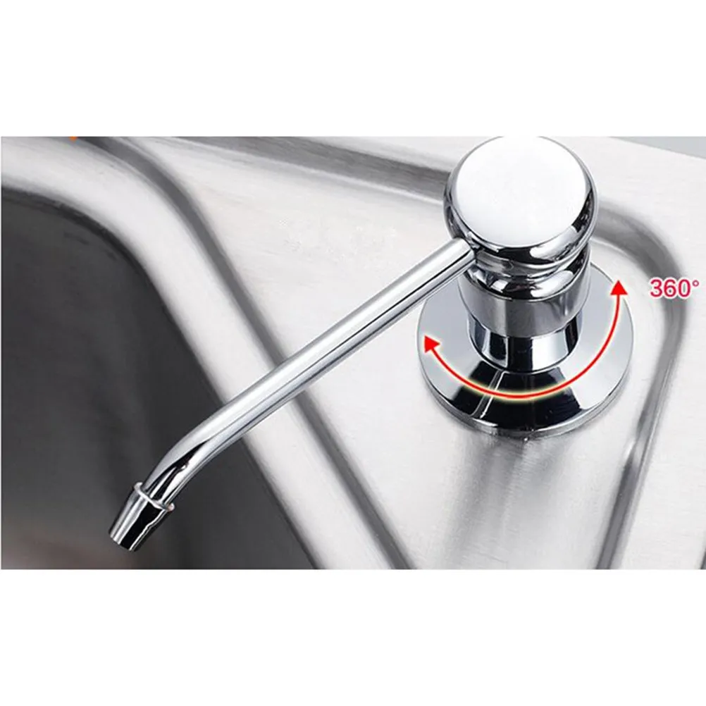 304 Stainless Steel Kitchen Sink Soap Dispenser Brushed Nickel Finish Elegant Modern Design Removable Pump for Liquid
304 Stainless Steel Kitchen Sink Soap Dispenser Brushed Nickel Finish Elegant Modern Design Removable Pump for Liquid