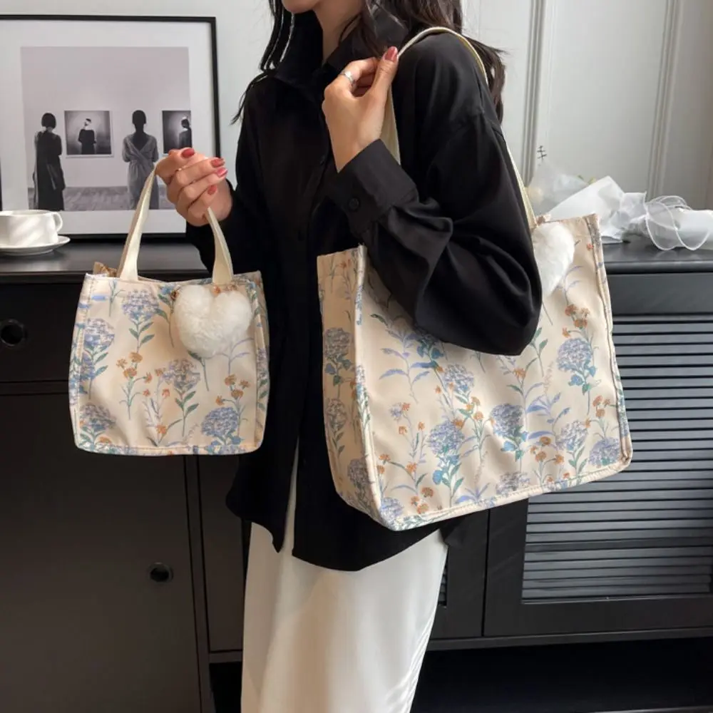 Print Canvas Flower Tote Bag Large Capacity Ins Storage Bag Floral Shoulder Bag Korean Style Lunch Bag Chinese Style Handbag
Print Canvas Flower Tote Bag Large Capacity Ins Storage Bag Floral Shoulder Bag Korean Style Lunch Bag Chinese Style Handbag