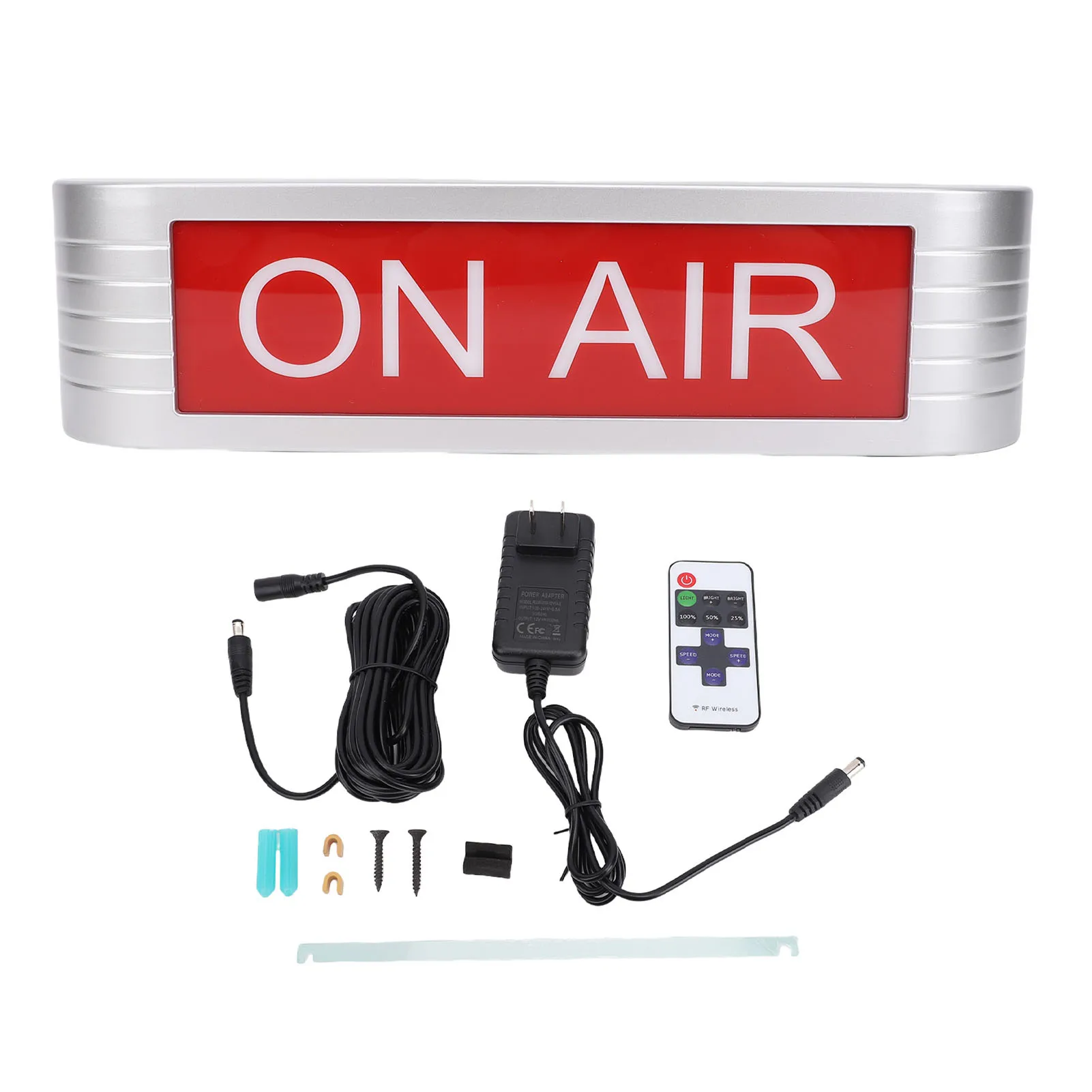 On Sign LED Light Wall Mountable Compact Recording Sign Energy Saving Multifunctional Aluminum Alloy Safe for Broadcast
On Sign LED Light Wall Mountable Compact Recording Sign Energy Saving Multifunctional Aluminum Alloy Safe for Broadcast