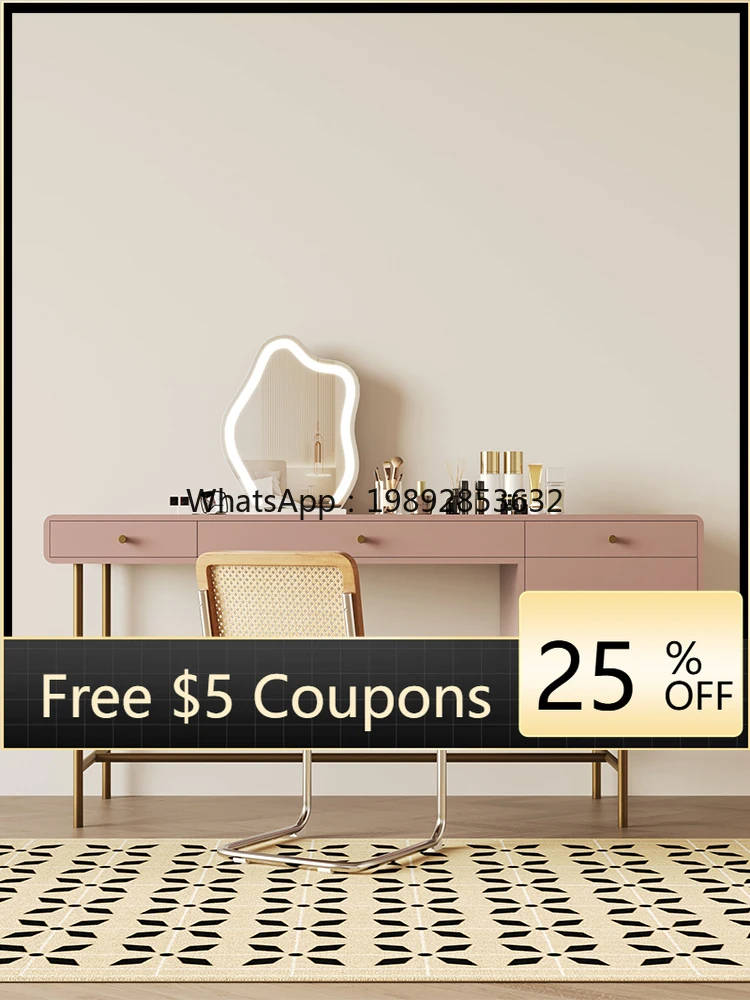 LYY Solid Wood Dressing Table Vintage Bedroom Modern Minimalist Makeup Table Light Luxury Vanity Bedside Cabinet
LYY Solid Wood Dressing Table Vintage Bedroom Modern Minimalist Makeup Table Light Luxury Vanity Bedside Cabinet