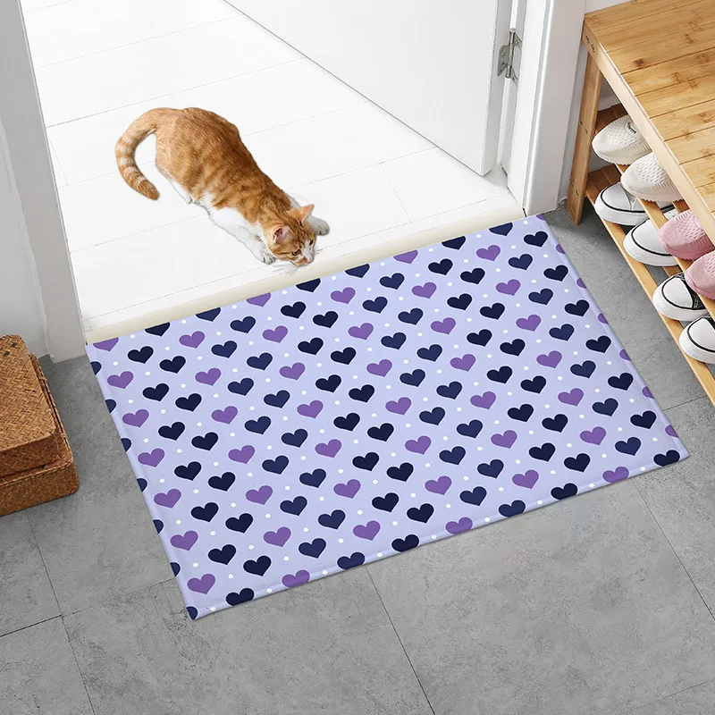 Bathroom geometric blue love printed floor mat, non-slip absorbent floor mat, high-grade printed waterproof machine washable 。
Bathroom geometric blue love printed floor mat, non-slip absorbent floor mat, high-grade printed waterproof machine washable 。