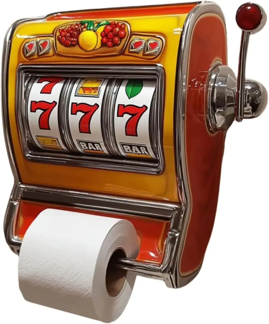 Slot Machine Toilet Roll Holder,Retro Arcade-Style Funny Novelty Paper Rolls Dispenser,Game Themed Hilarious Tissue Storage Rack
Slot Machine Toilet Roll Holder,Retro Arcade-Style Funny Novelty Paper Rolls Dispenser,Game Themed Hilarious Tissue Storage Rack