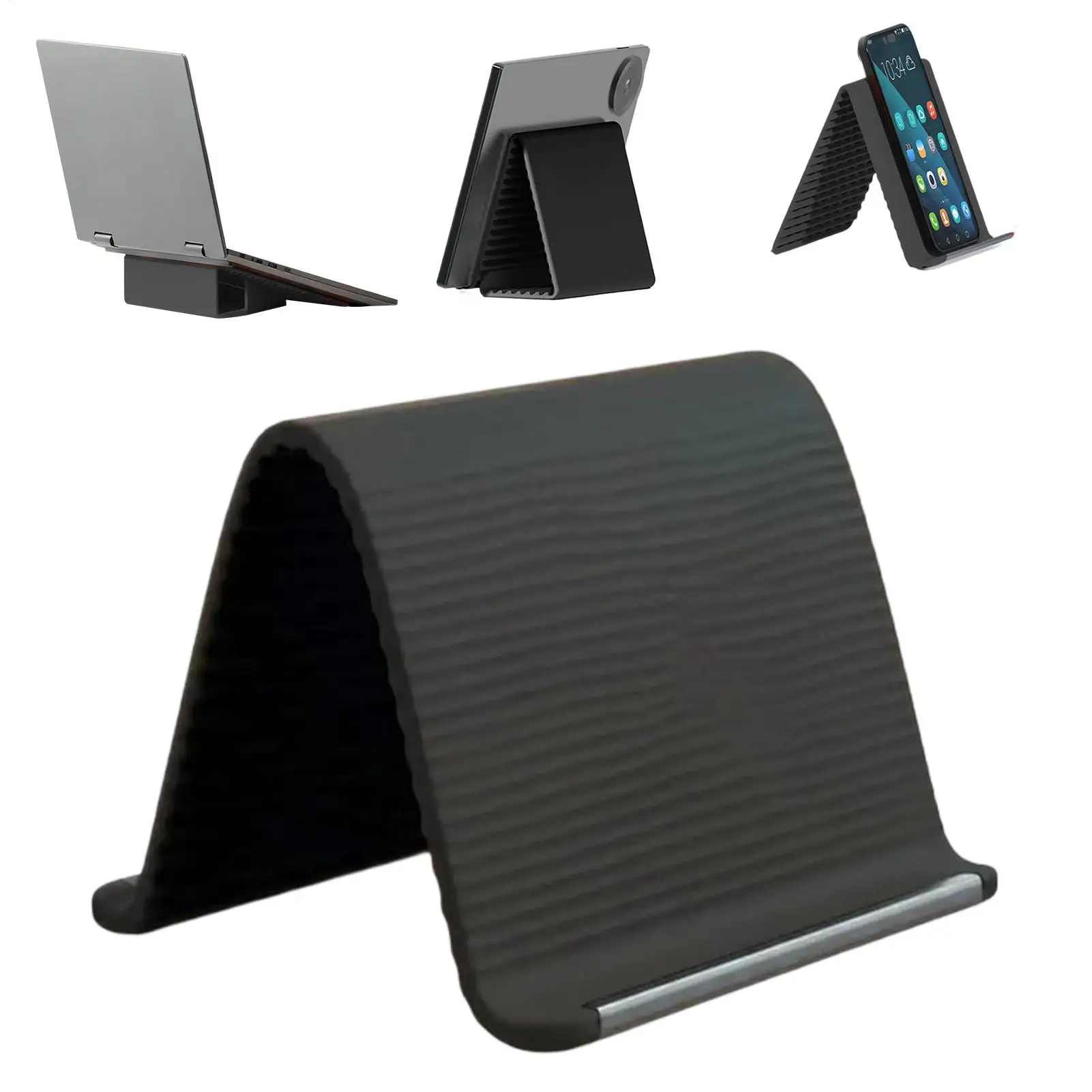Flexible Foldable Silicone Phone Holder Portable Adjustable Multi-Angle Desktop Stand For Phone Laptop Tablet Home Office
Flexible Foldable Silicone Phone Holder Portable Adjustable Multi-Angle Desktop Stand For Phone Laptop Tablet Home Office