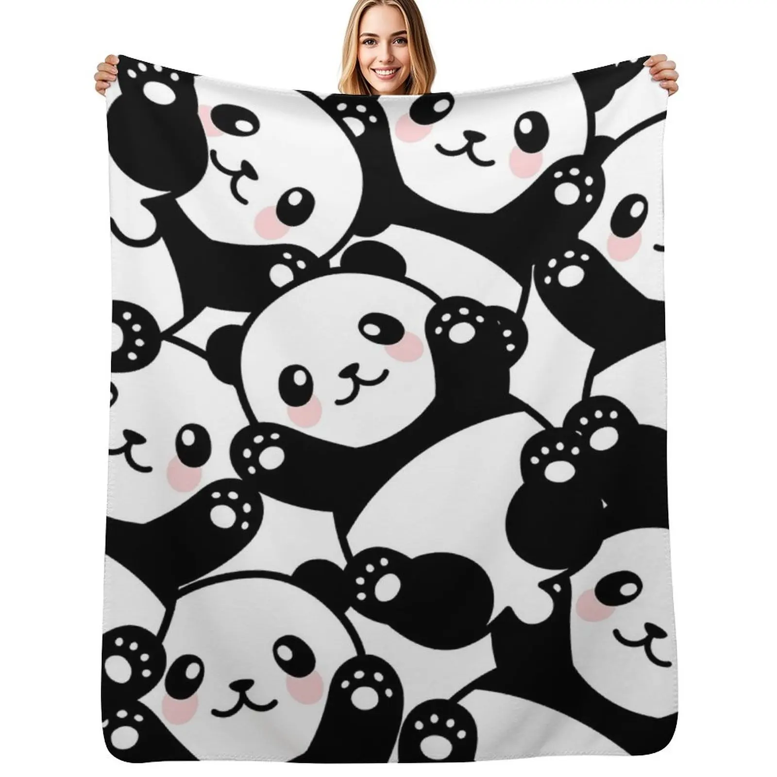 Cute Cartoon Panda Pile Throw Blanket Ultra Soft Flannel Fleece Blanket for All Seasons
Cute Cartoon Panda Pile Throw Blanket Ultra Soft Flannel Fleece Blanket for All Seasons