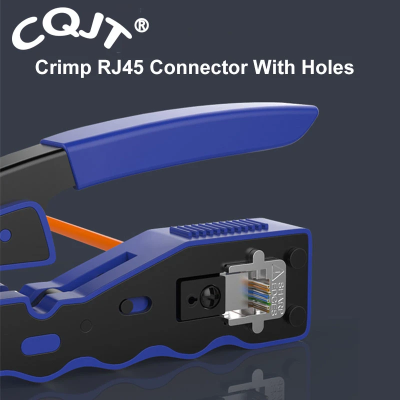 RJ45 UTP Crimper Network Tools Ethernet Cable Stripper Through-hole Connector CAT5/6/7/8 Pliers Pressing Wire Clamp Tongs Clip
RJ45 UTP Crimper Network Tools Ethernet Cable Stripper Through-hole Connector CAT5/6/7/8 Pliers Pressing Wire Clamp Tongs Clip