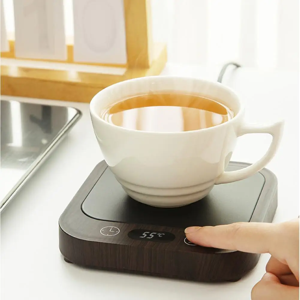USB подогреватель чашек под дерево, подогреватель чашек для напитков, коврик с подогревом, термостатический подогрев, подогреватель подставок, нагревательный коврик для чашек, подставки под дерево