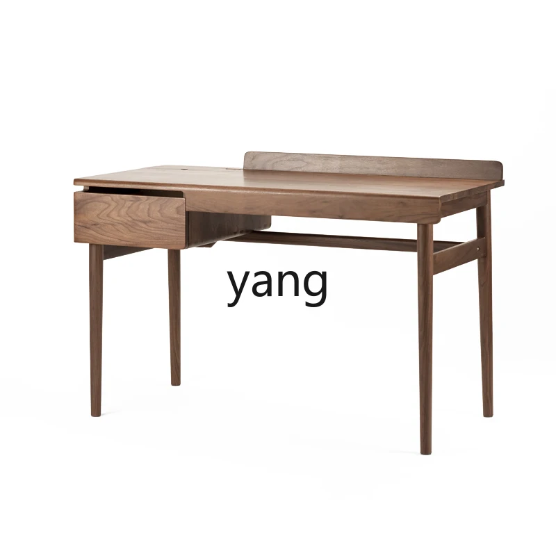 LTT wabi sandy wind solid wood study table home black walnut desk
LTT wabi sandy wind solid wood study table home black walnut desk