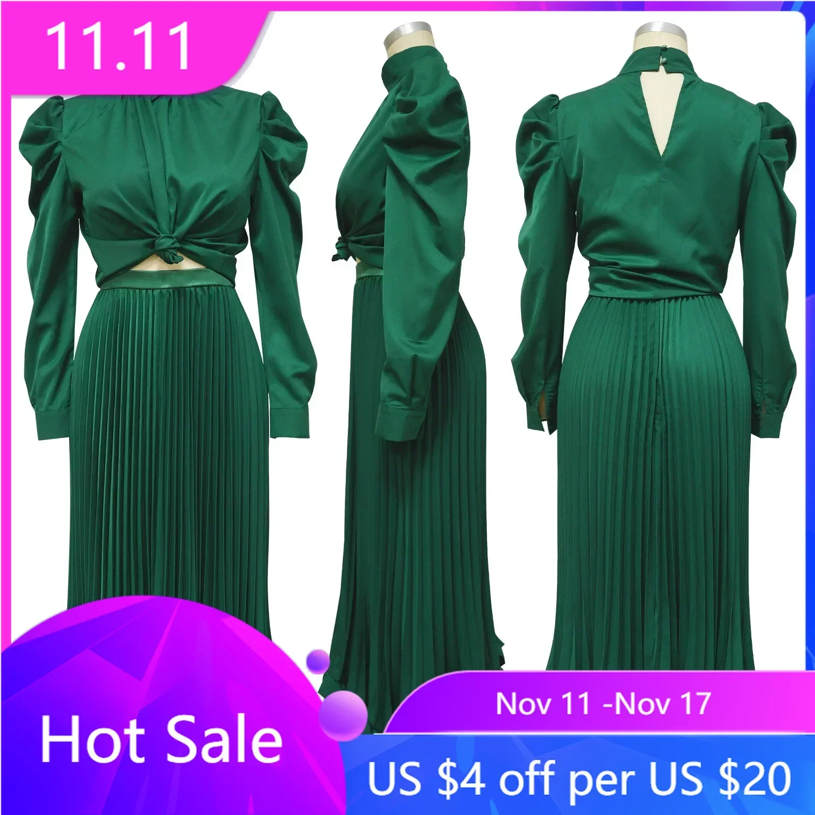 African Dresses for Women 2 PCS Set Tops and Skirts Suits Dashiki Ankara Fall Outfits Robe Plus Size Pleated Evening Party Dress
African Dresses for Women 2 PCS Set Tops and Skirts Suits Dashiki Ankara Fall Outfits Robe Plus Size Pleated Evening Party Dress