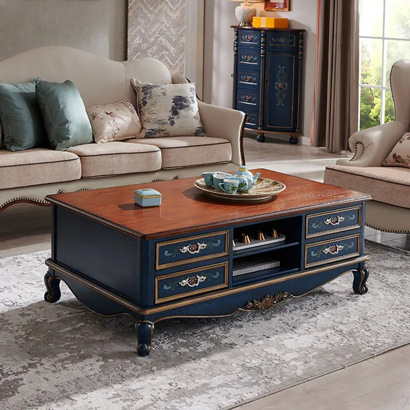 Кофейный столик из массива дерева в американском стиле для гостиной, ТВ, кабинета, чайного столика, Европейский ретро кофейный столик
Кофейный столик из массива дерева в американском стиле для гостиной, ТВ, кабинета, чайного столика, Европейский ретро кофейный столик