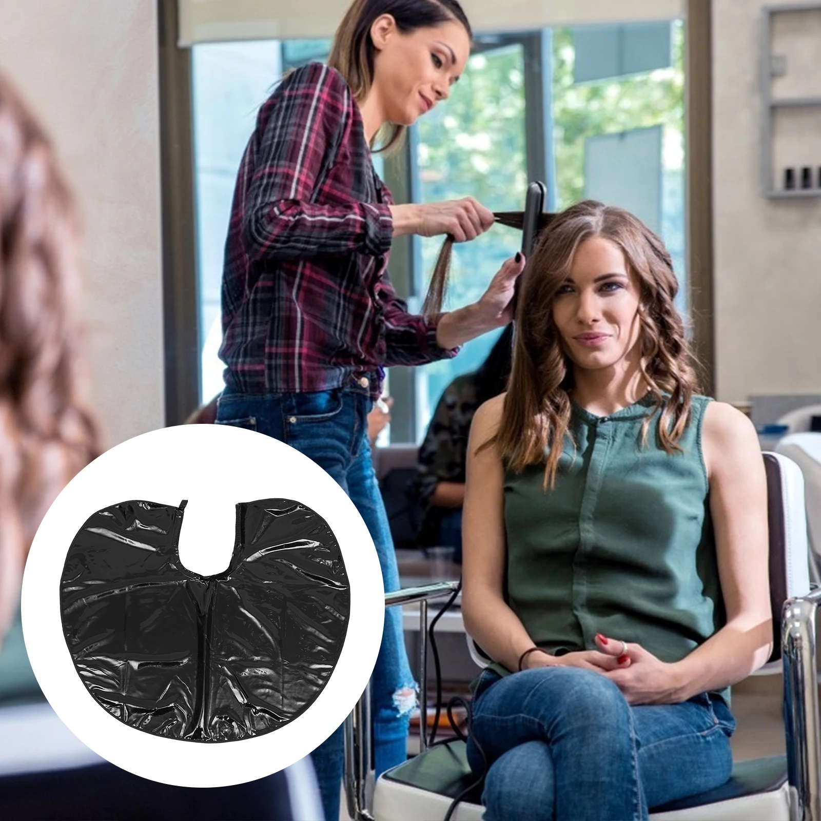 Waterproof Hair Cutting Cape Mirror Salon Haircloth Stylist Collar Cloak for Barber Professional Hairdressing Apron 
Waterproof Hair Cutting Cape Mirror Salon Haircloth Stylist Collar Cloak for Barber Professional Hairdressing Apron