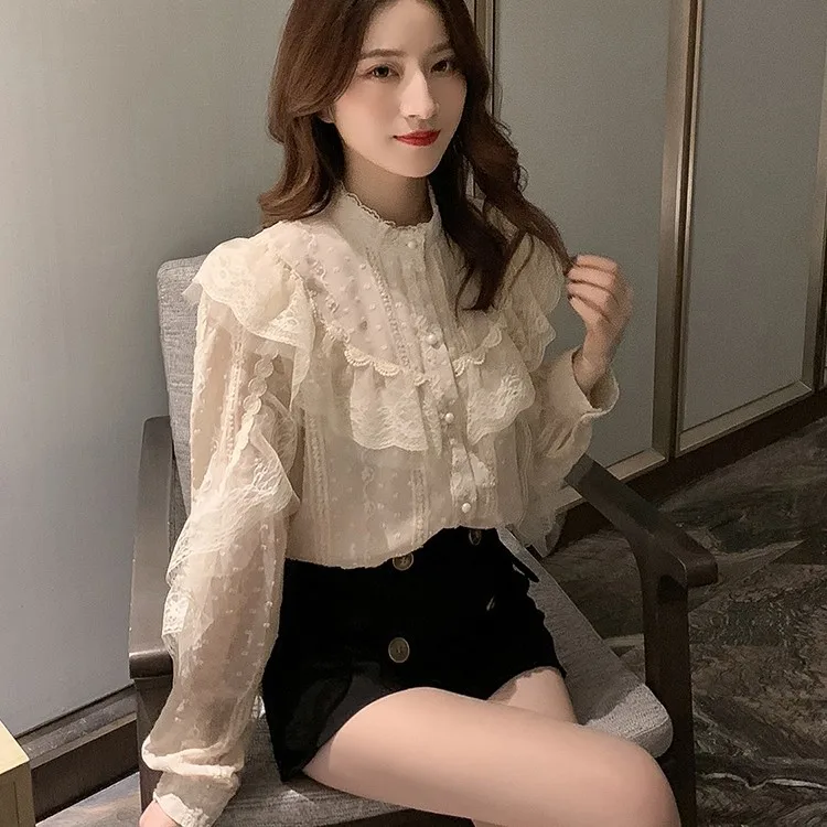 Рубашки с длинным рукавом, женские рубашки на шнуровке с цветочным принтом, свободный крой, женский минималистичный, романтический, молодежный, удобный, весенний, повседневный офисный наряд
Рубашки с длинным рукавом, женские рубашки на шнуровке с цветочным принтом, свободный крой, женский минималистичный, романтический, молодежный, удобный, весенний, повседневный офисный наряд