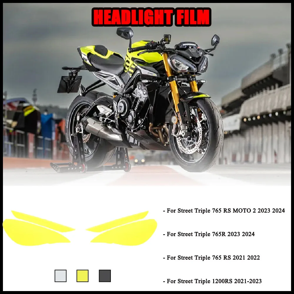 Совершенно новинка для Triumph Street Triple 765 RS MOTO2 2023 + аксессуары для мотоциклов, трехцветная пленка для фар, защитная пленка, наклейка
Совершенно новинка для Triumph Street Triple 765 RS MOTO2 2023 + аксессуары для мотоциклов, трехцветная пленка для фар, защитная пленка, наклейка