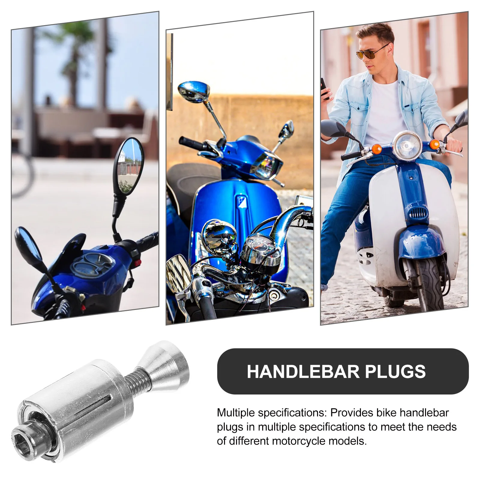 Motorcycle Screw Plugs Universal Fit High- Handlebar Grips Caps For Most Models Bar End Screw
Motorcycle Screw Plugs Universal Fit High- Handlebar Grips Caps For Most Models Bar End Screw
