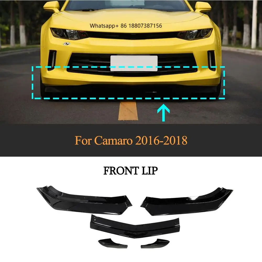 2016-2018 forChevrolet Camaro Gloss Black ABS Front Lip 5PCS Set
2016-2018 forChevrolet Camaro Gloss Black ABS Front Lip 5PCS Set