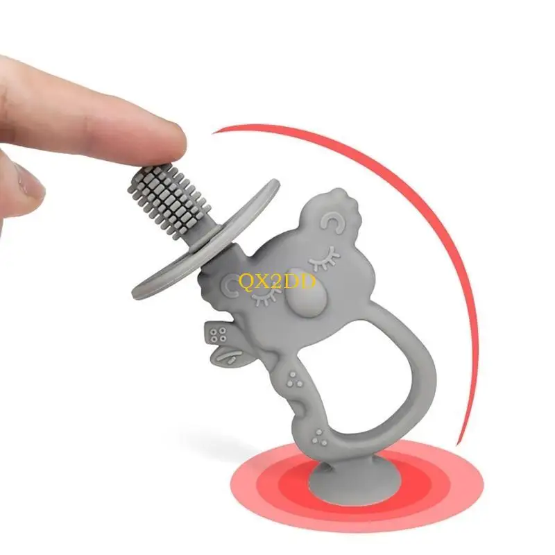 QX2D Baby Teething Toy Infant Training Toothbrush Koala Shaped Silicone Toothbrush
QX2D Baby Teething Toy Infant Training Toothbrush Koala Shaped Silicone Toothbrush